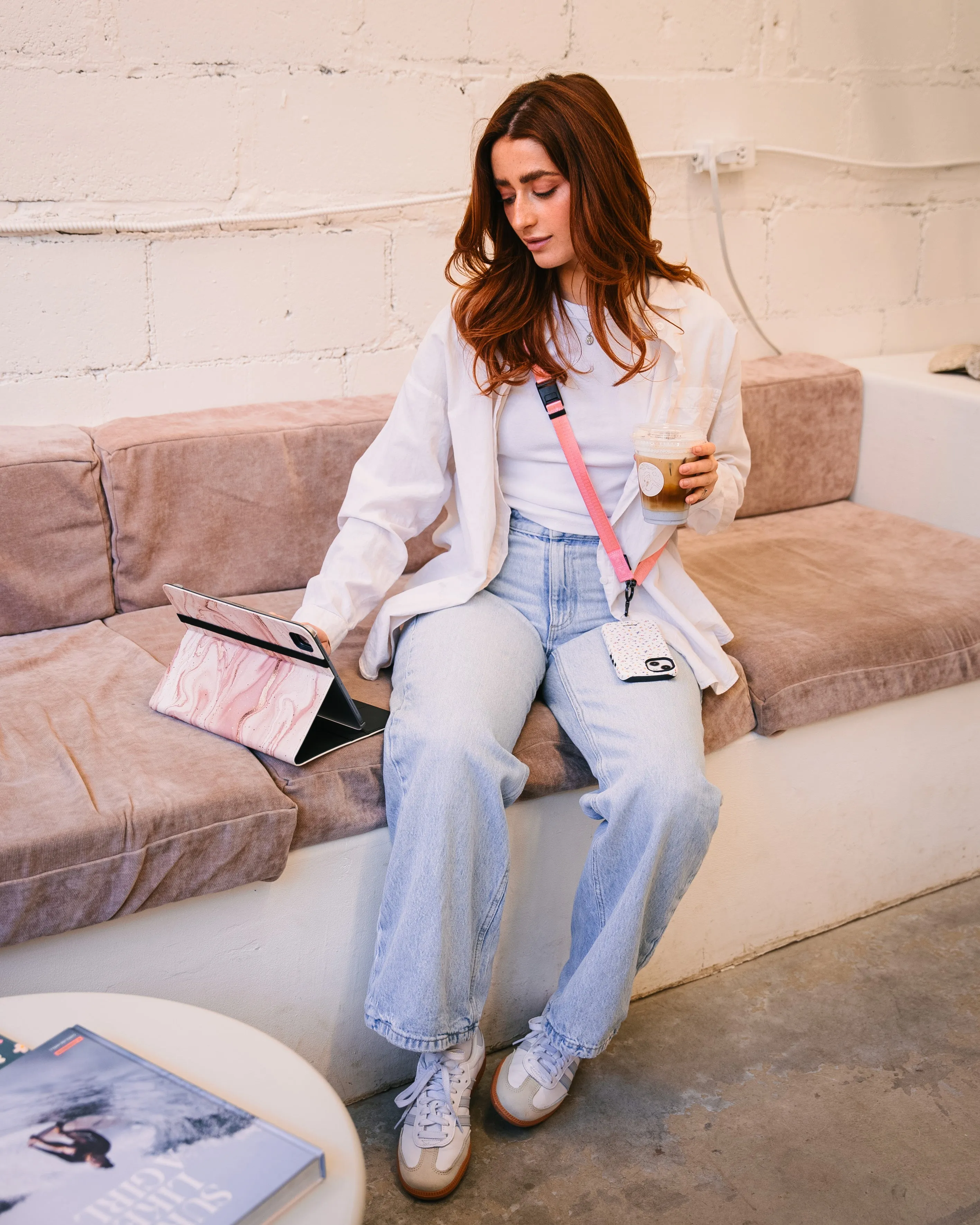 Crossbody Phone Strap Pink sold by KaseMe product image thumbnail 4