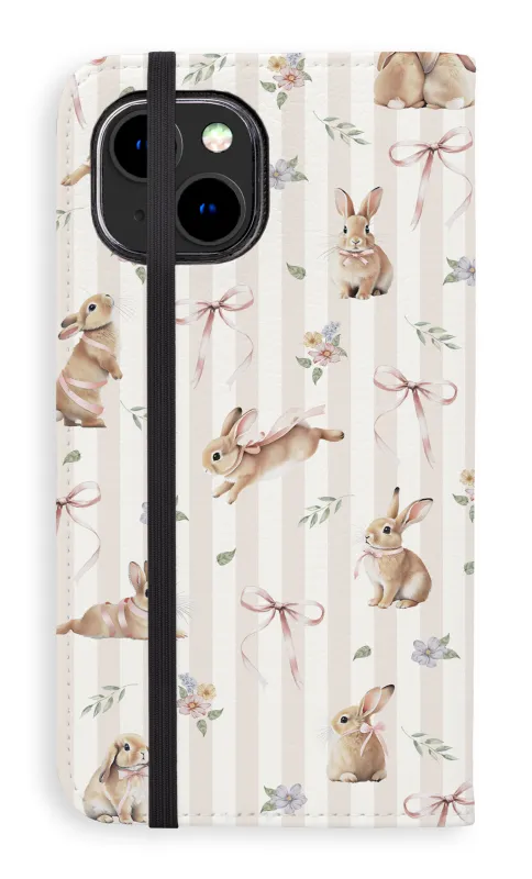 Bunny Bloom Folio Case sold by KaseMe