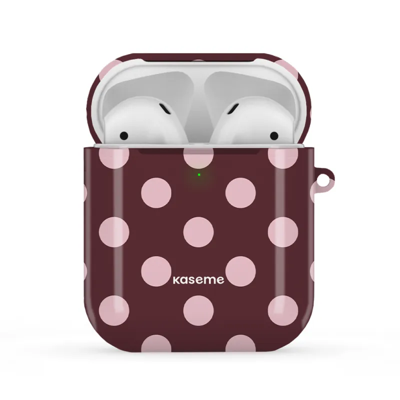 Couture Burgundy AirPods Case sold by KaseMe