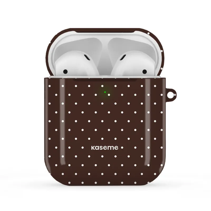 Ditsy Brown AirPods Case sold by KaseMe