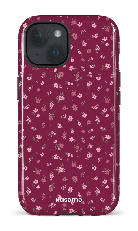 Porcelain Blossom Burgundy sold by KaseMe