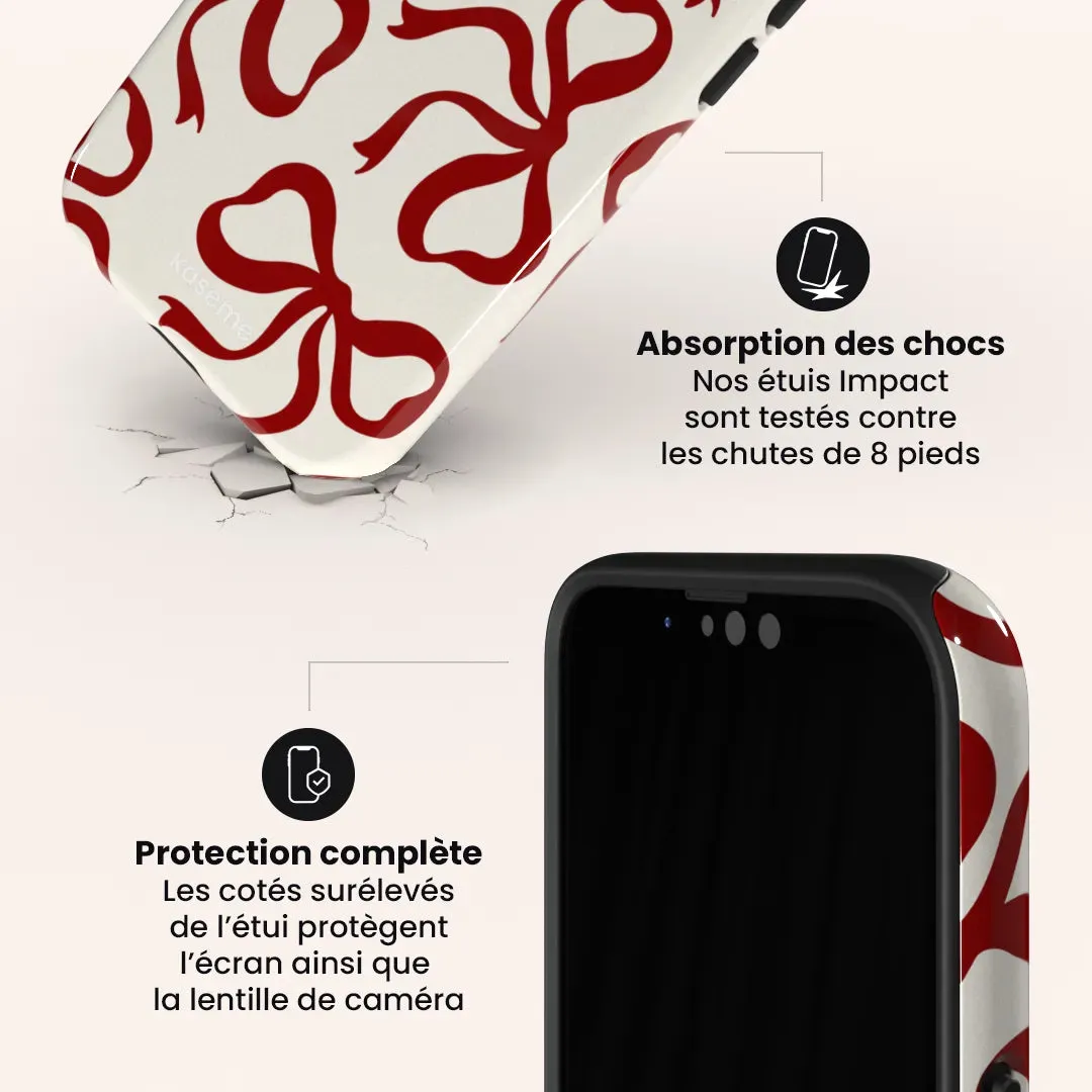 Lace Burgundy sold by KaseMe product image thumbnail 4