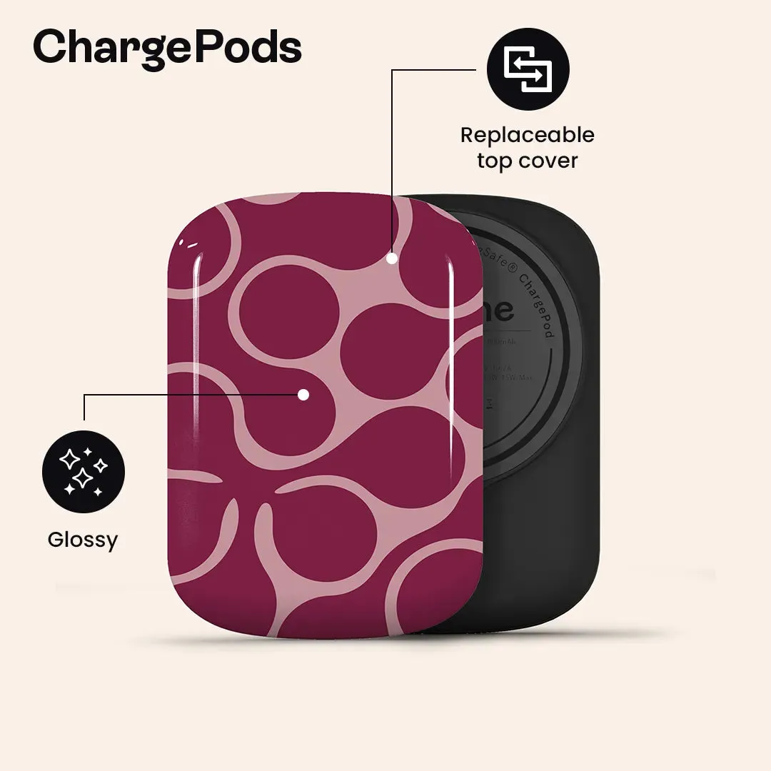 Unscripted Burgundy ChargePod sold by KaseMe product image thumbnail 5