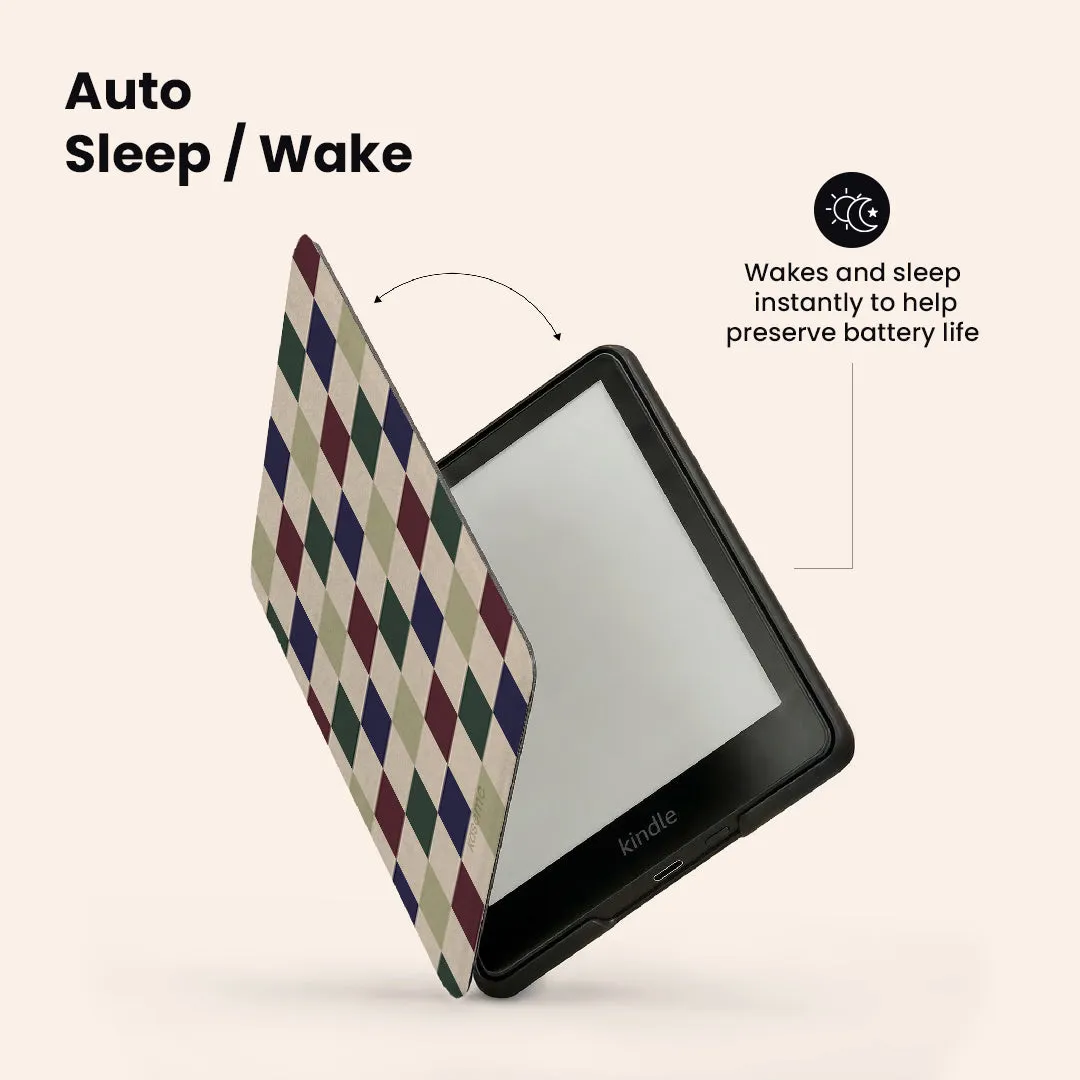 Checkered Green Kindle Case sold by KaseMe product image thumbnail 3