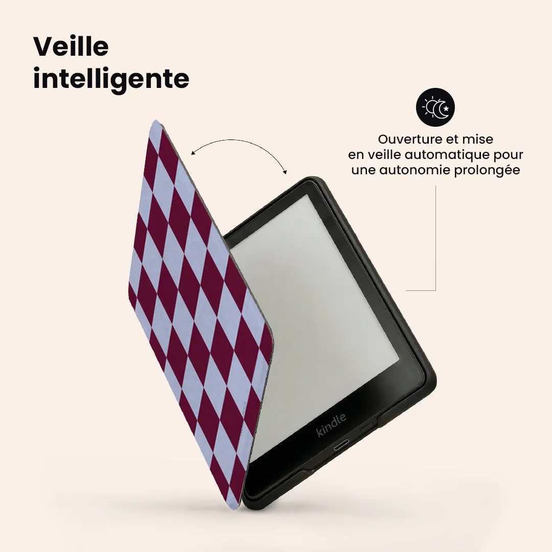 Checkered Blue E-Reader Case sold by KaseMe product image thumbnail 2