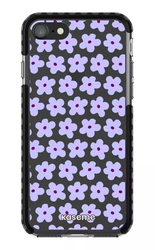 Viva la Fiori Purple Clear Case made by KaseMe