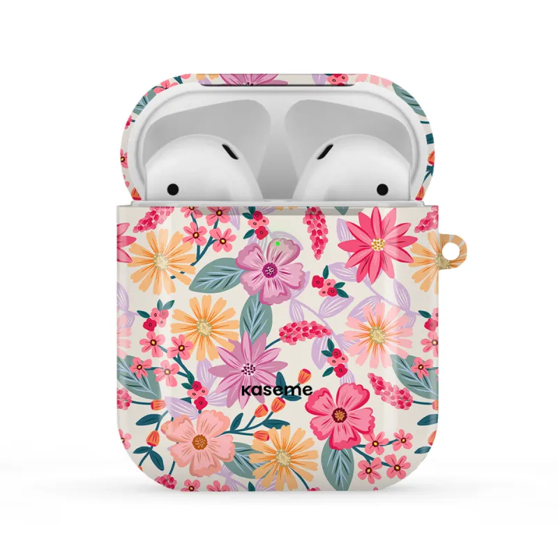 Joyful Bouquets by Pauline Arnaud AirPods Case sold by KaseMe