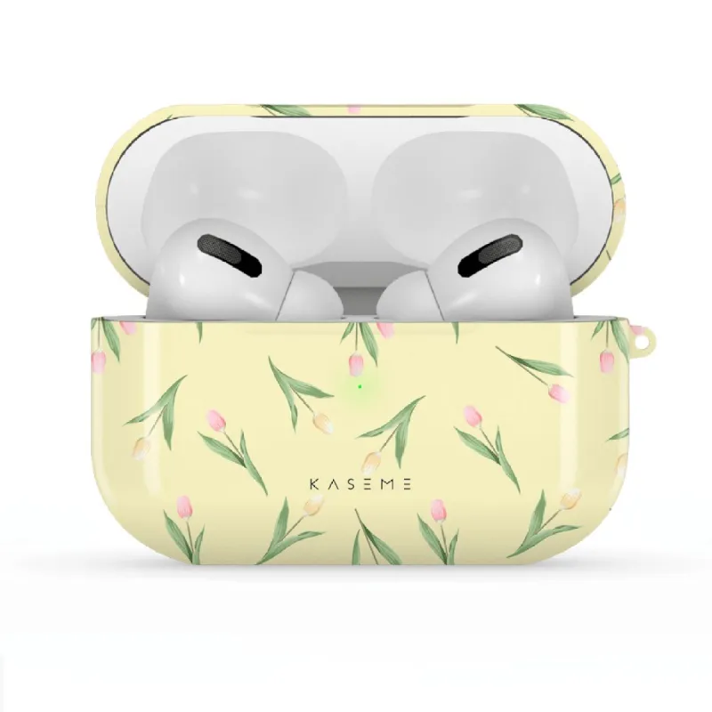 Tulip Garden Yellow by Sarah Couture AirPods Case sold by KaseMe