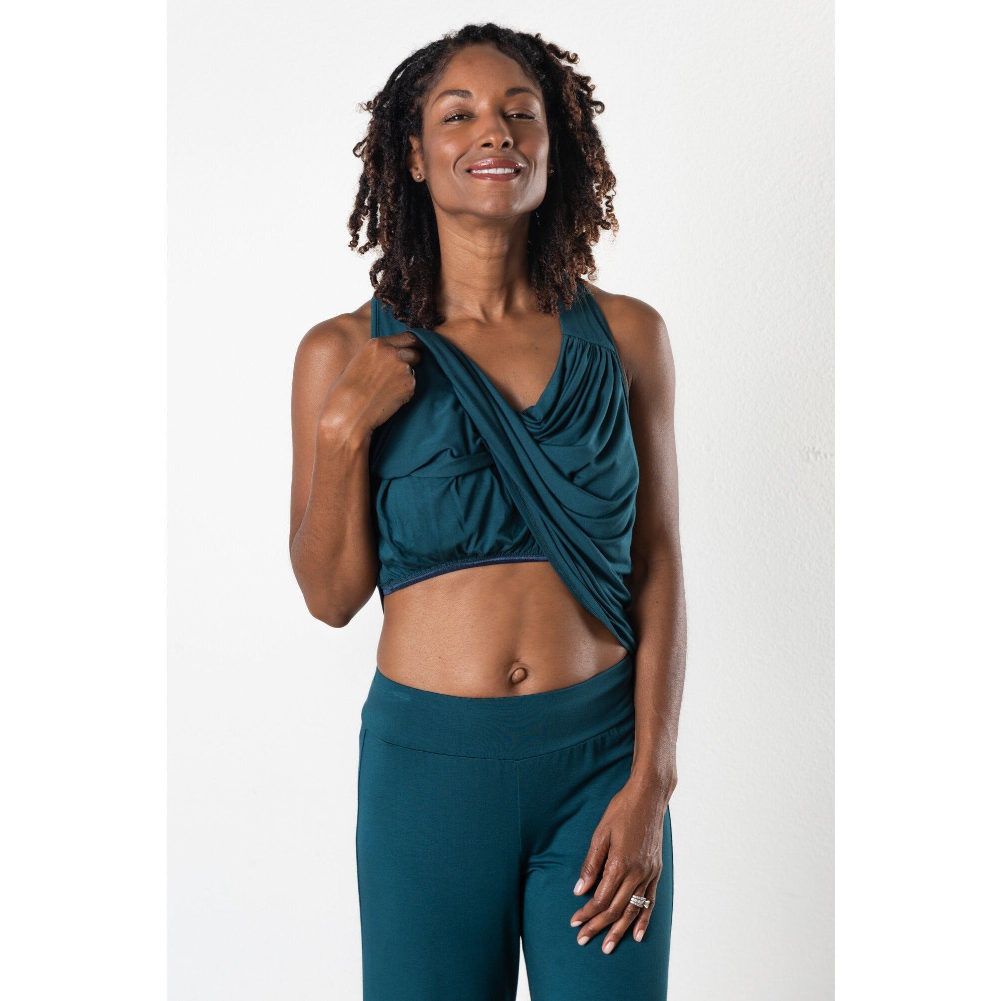 Camera Ready Top, Deep Teal, XS sold by JJwinks product image thumbnail 2