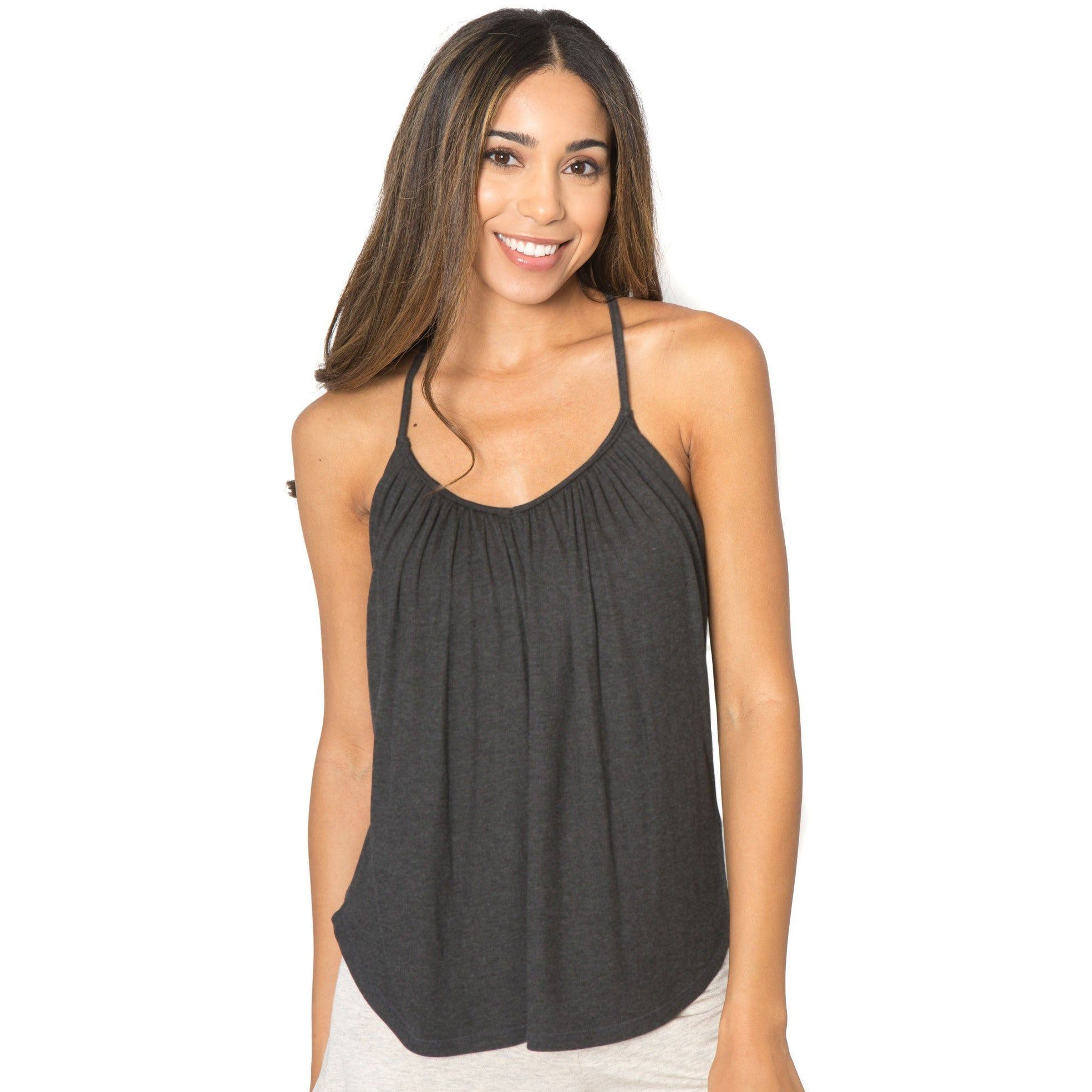 Slumber Party Top, Charcoal sold by JJwinks product image thumbnail 3