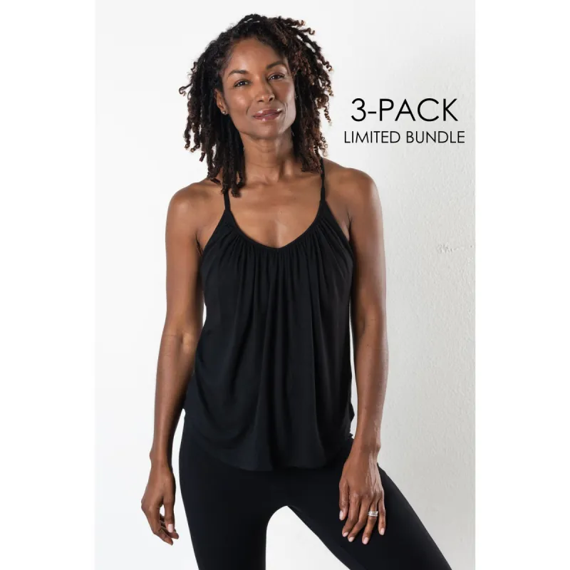 3 Pack - Slumber Party Top, Black sold by JJwinks