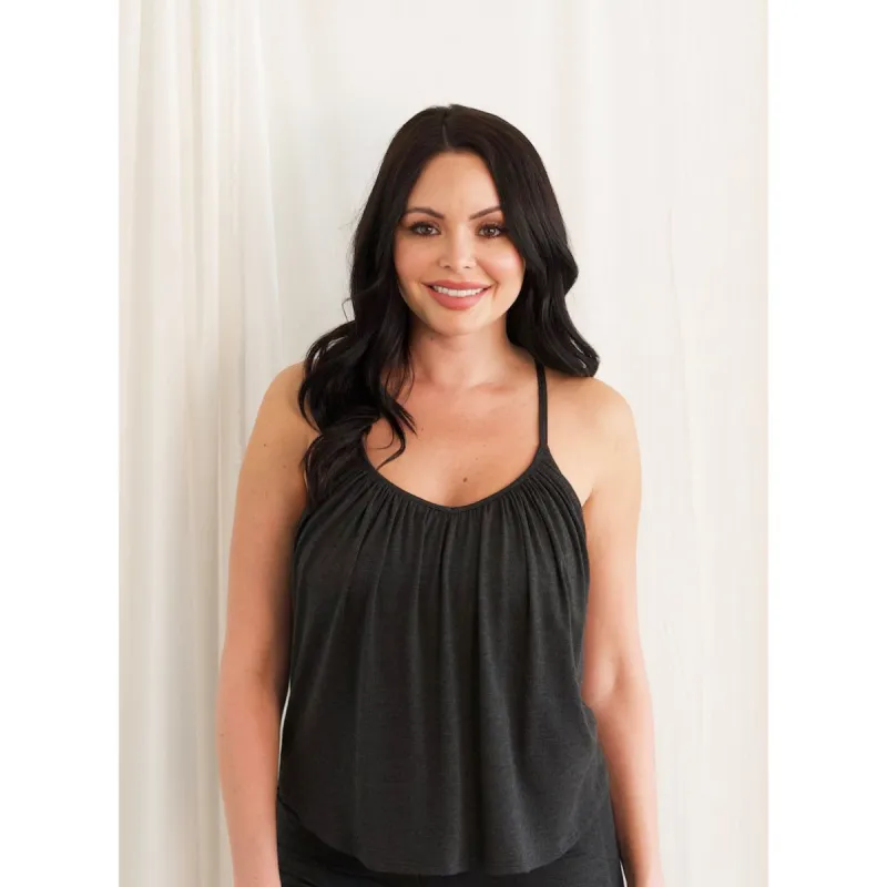 Slumber Party Top, Charcoal sold by JJwinks