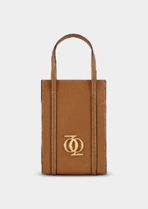 MINI TOTE COGNAC sold by God Saves Queens