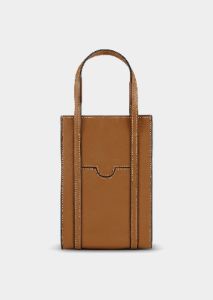 MINI TOTE COGNAC sold by God Saves Queens