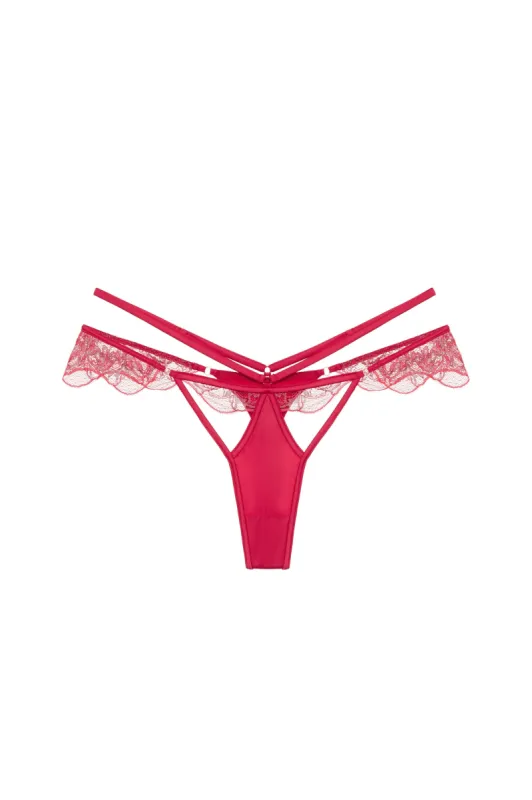 SCARLETT THONG CHERRY made by God Saves Queens