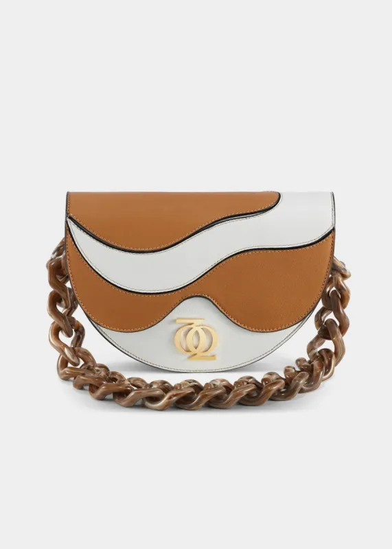 BONNY BAG WHITE & COGNAC made by God Saves Queens