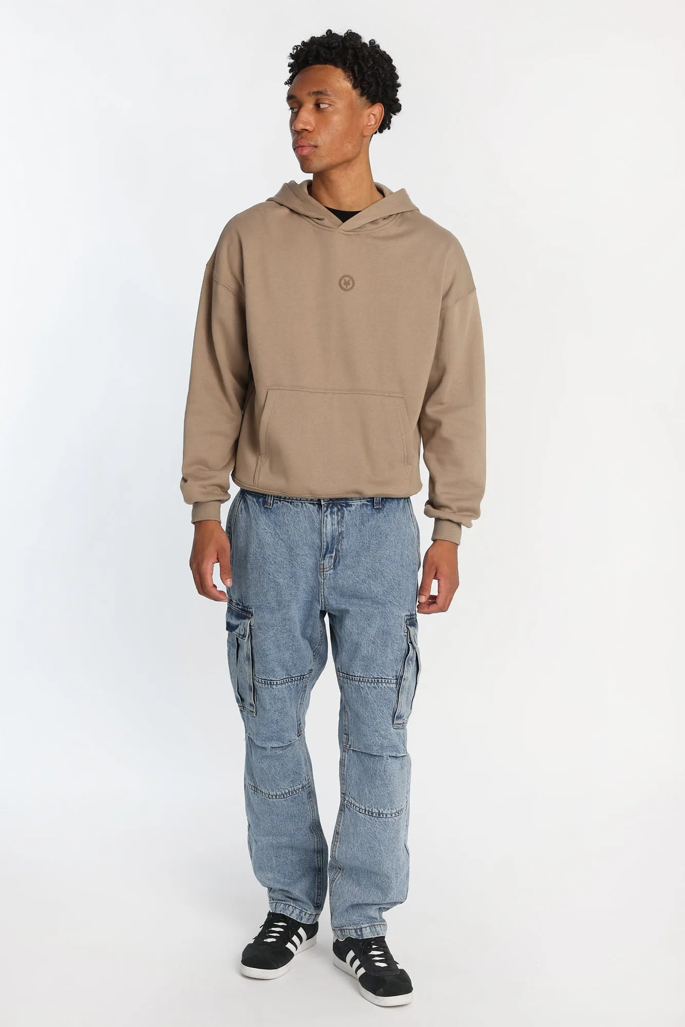 Light Stonewash Cargo Jeans sold by West49 product image thumbnail 4