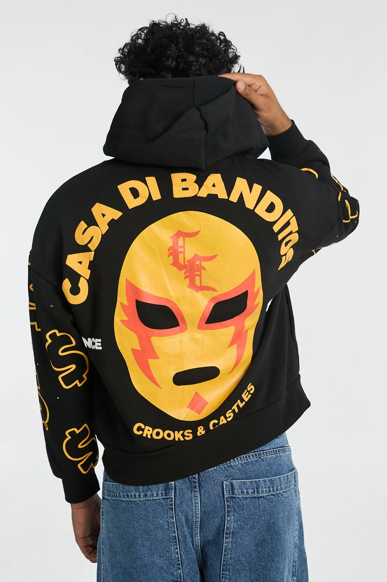 Haut à capuchon imprimé Luchador Crooks & Castles homme sold by West49 product image thumbnail 3
