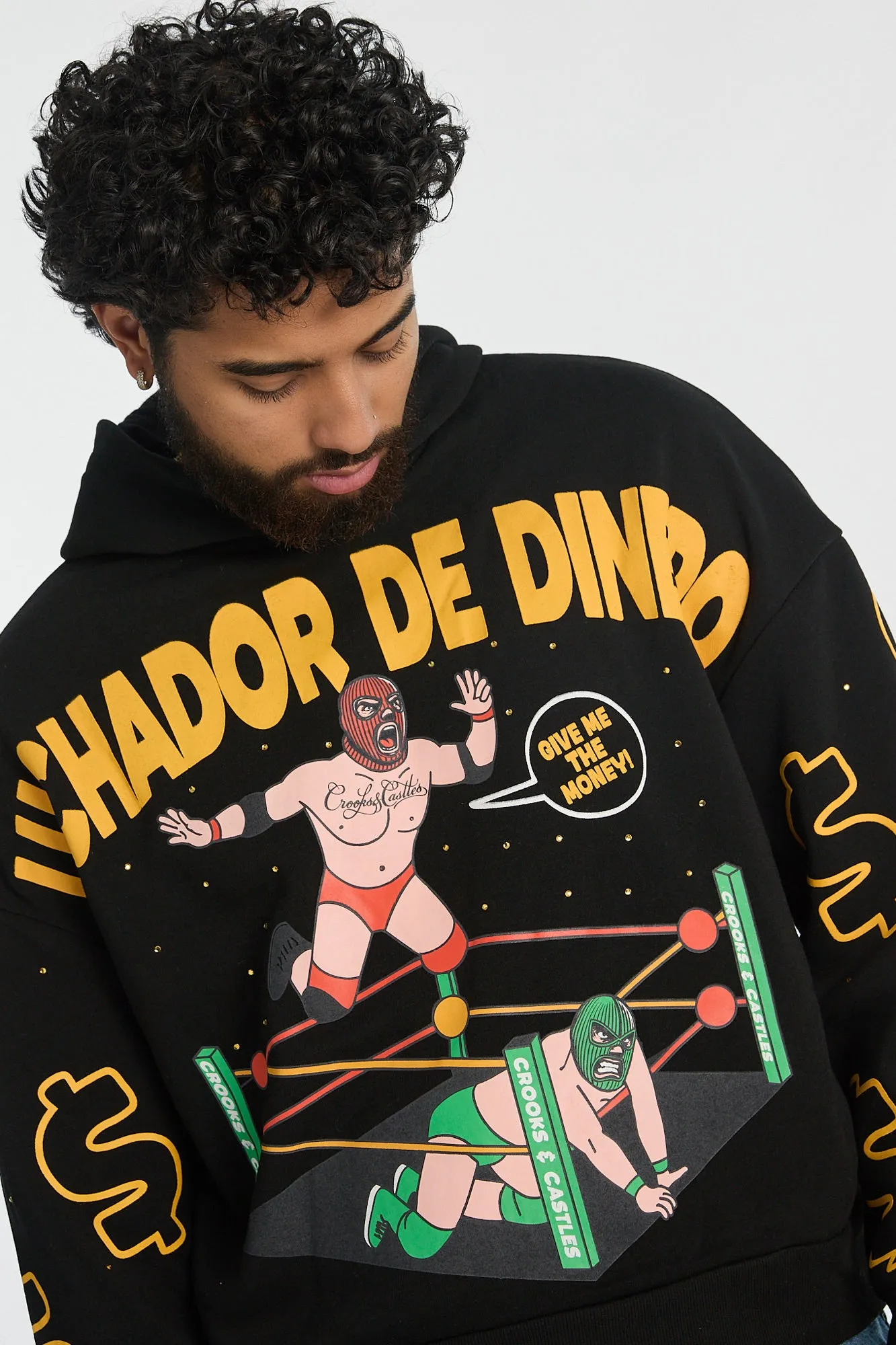 Haut à capuchon imprimé Luchador Crooks & Castles homme sold by West49 product image thumbnail 2