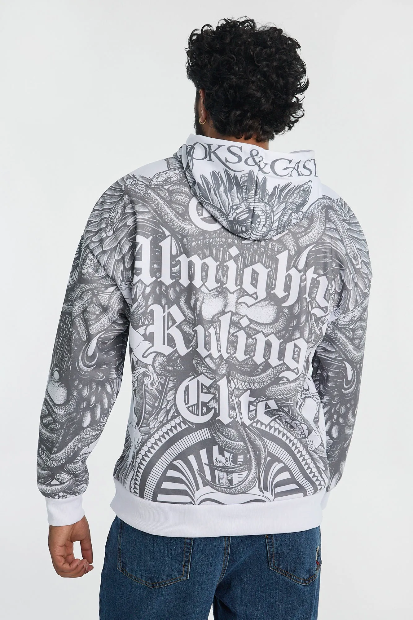 Haut à capuchon imprimé Ruling Elite Crooks & Castles homme sold by West49 product image thumbnail 3