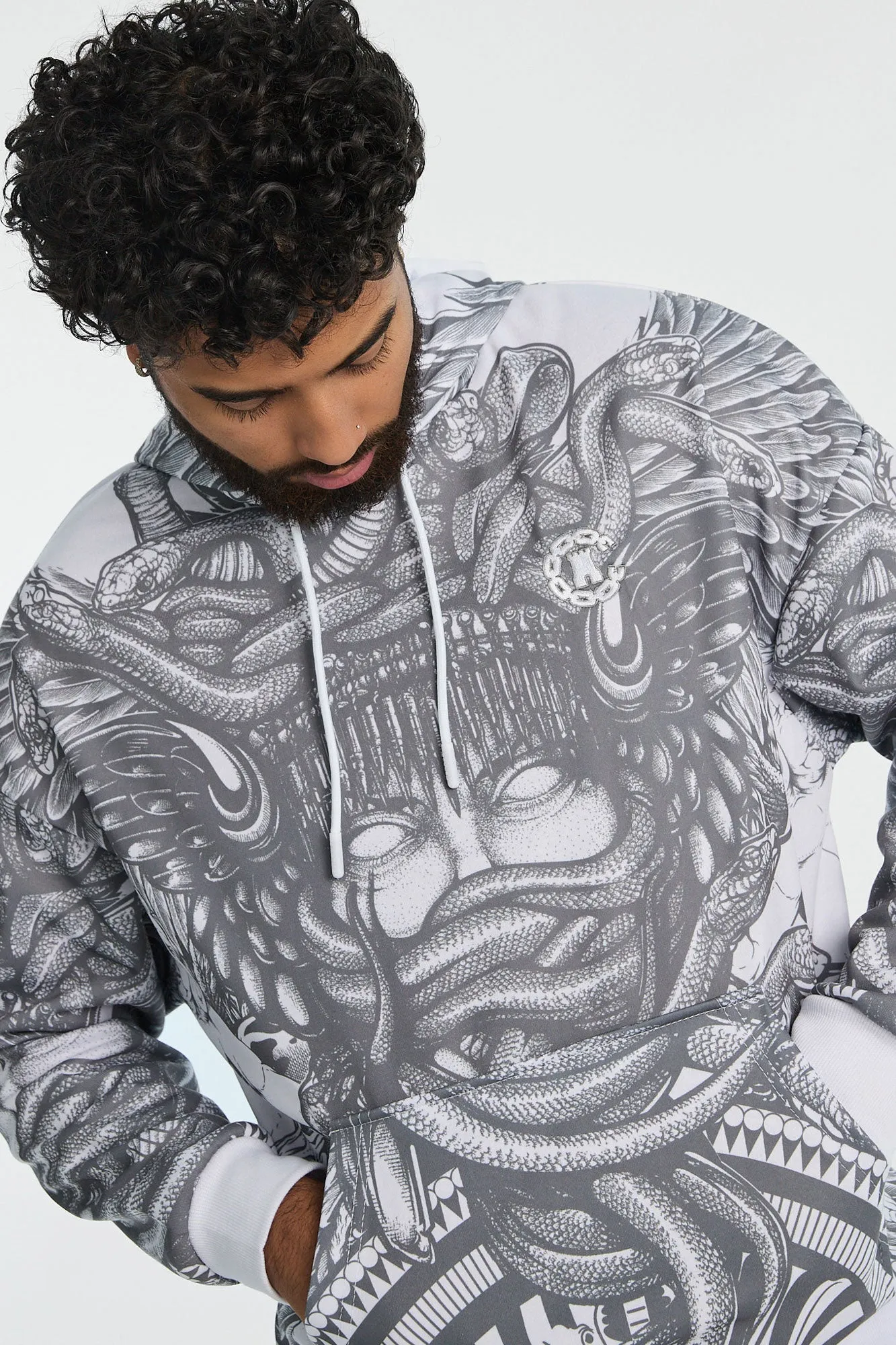 Haut à capuchon imprimé Ruling Elite Crooks & Castles homme sold by West49 product image thumbnail 2