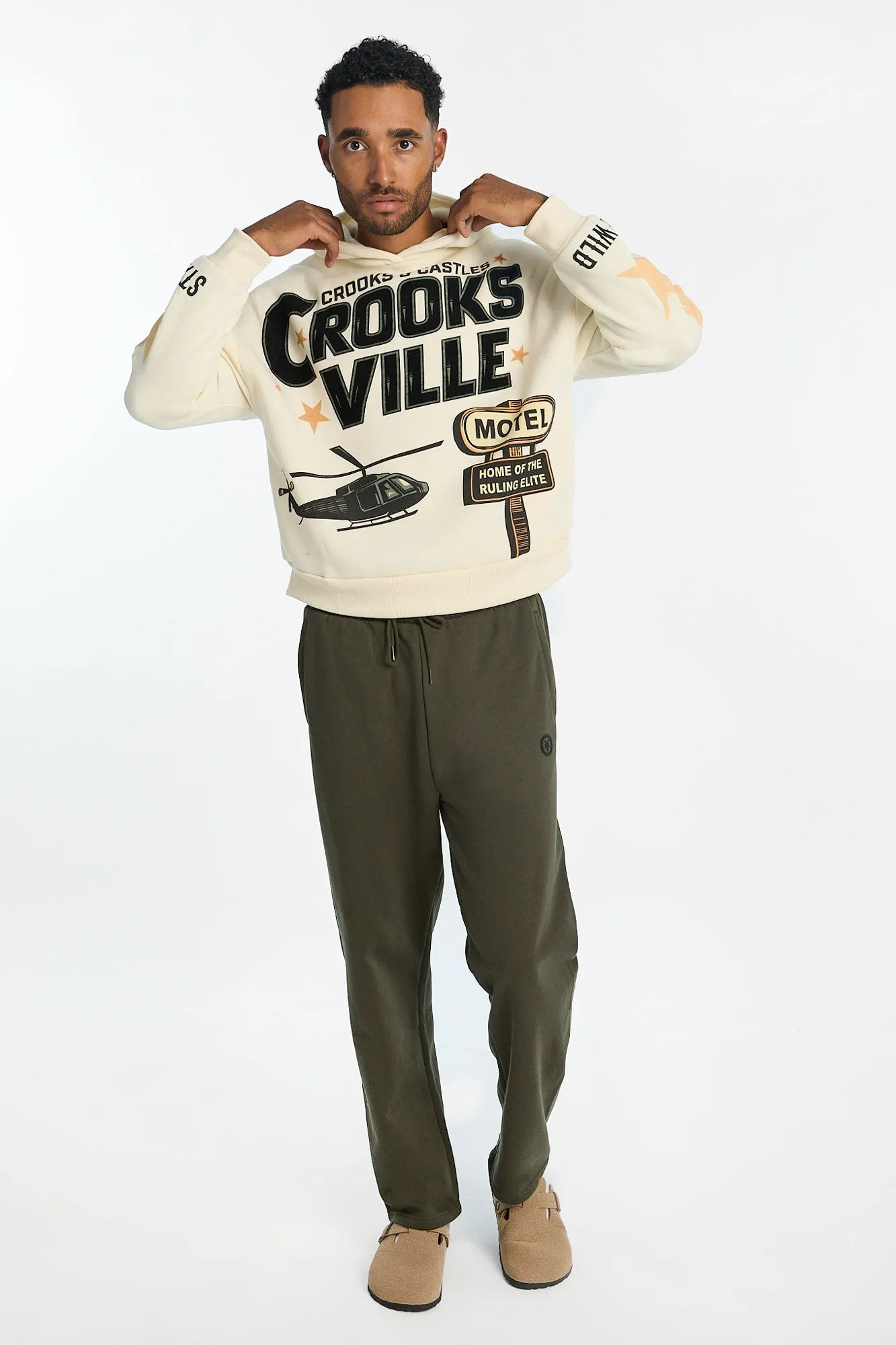 Haut à capuchon imprimé Crooks & Castles Crooksville homme sold by West49 product image thumbnail 4