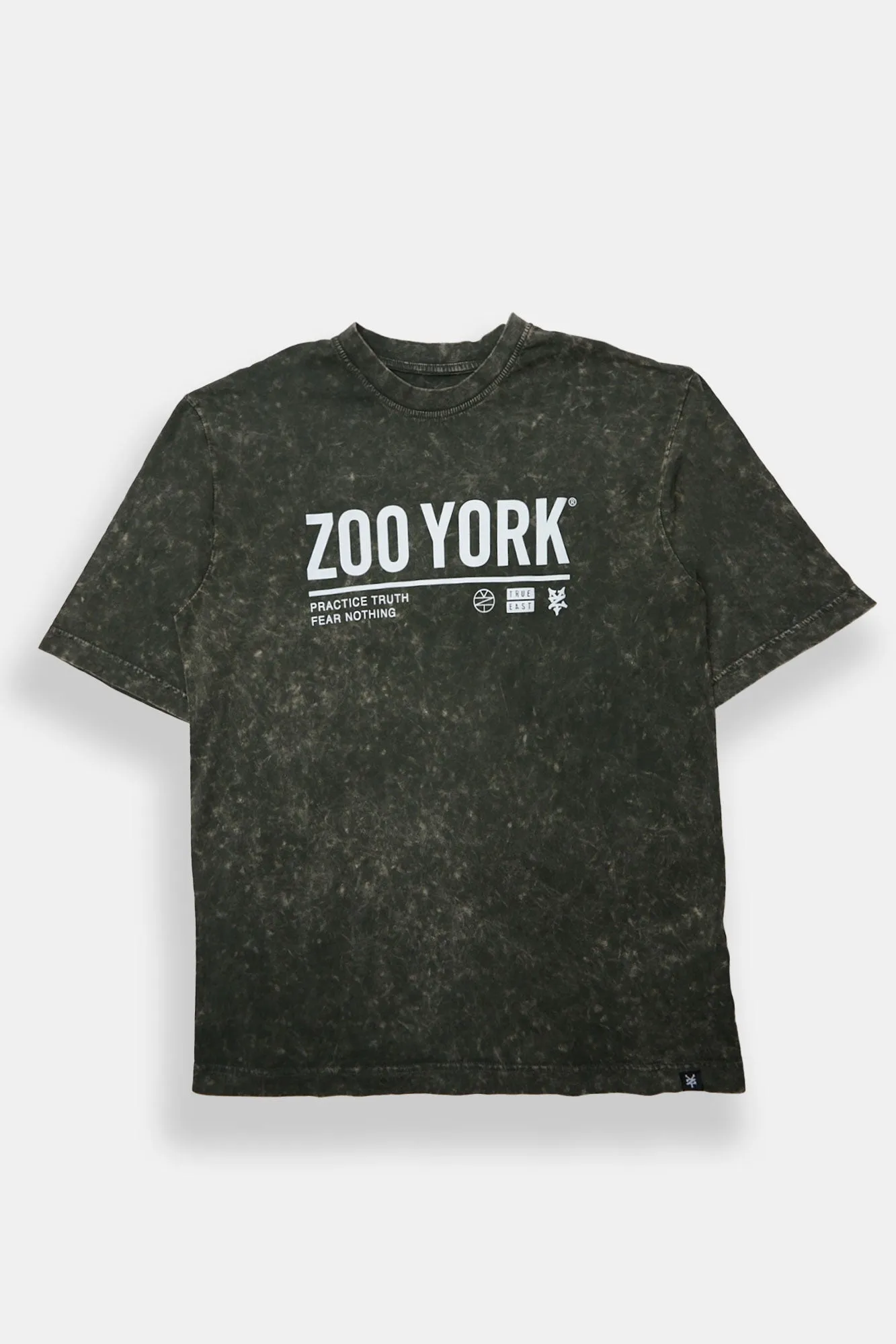 T-shirt surdimensionné délavé imprimé Logo Zoo York sold by West49