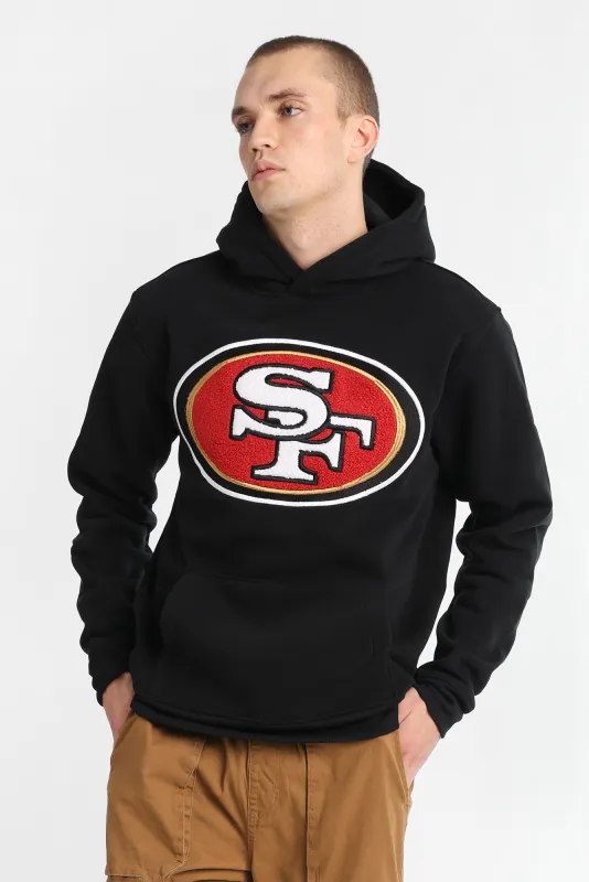 Haut à capuchon logo chenille San Francisco 49ers sold by West49
