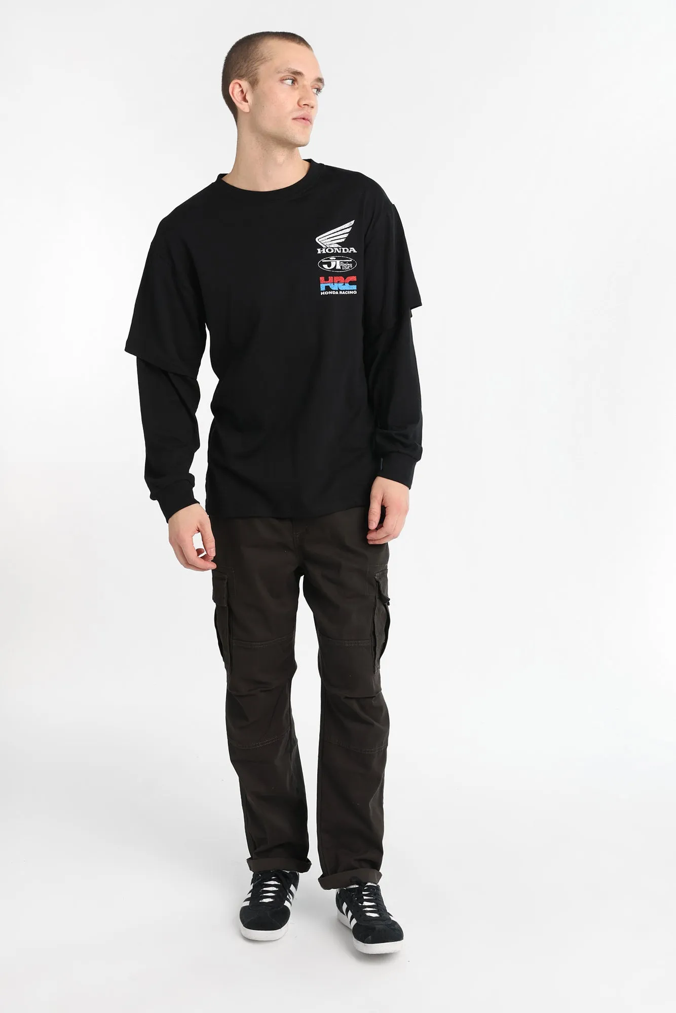 Honda Racing Long Sleeve 2-Fer Tee sold by West49 product image thumbnail 4