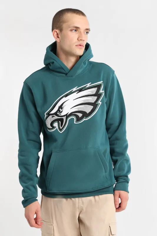 Haut à capuchon logo chenille Philadelphia Eagles made by West49