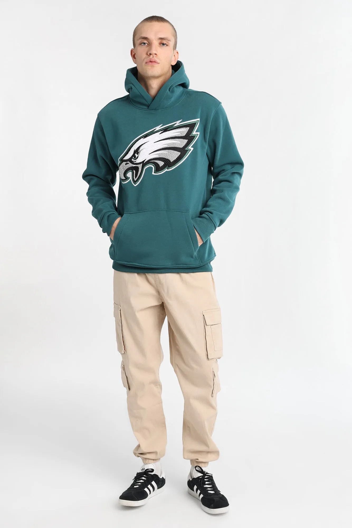 Haut à capuchon logo chenille Philadelphia Eagles sold by West49 product image thumbnail 4