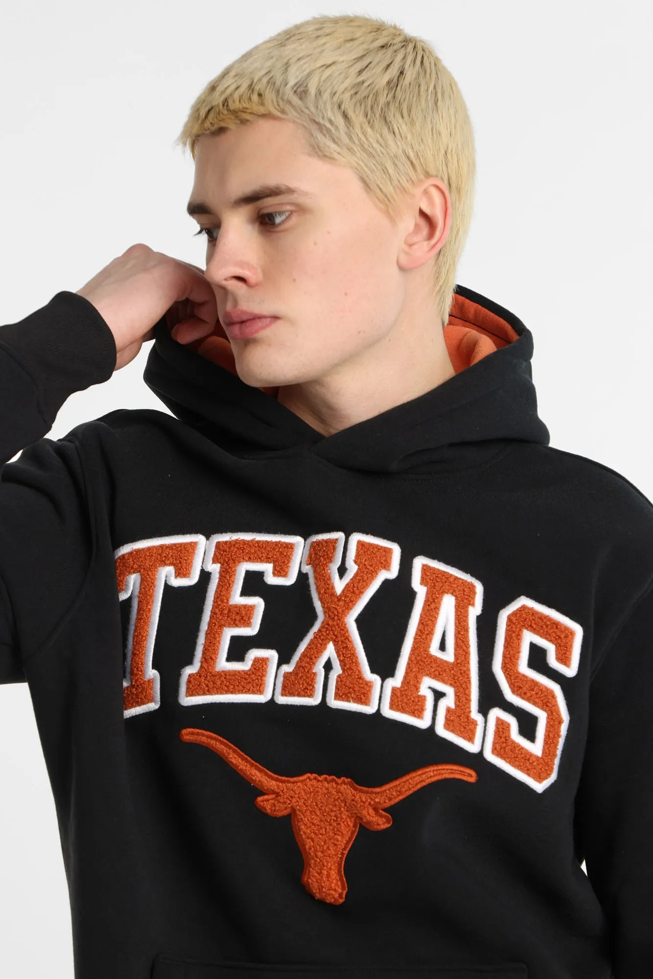 Haut à capuchon logo chenille Texas Longhorns sold by West49 product image thumbnail 2