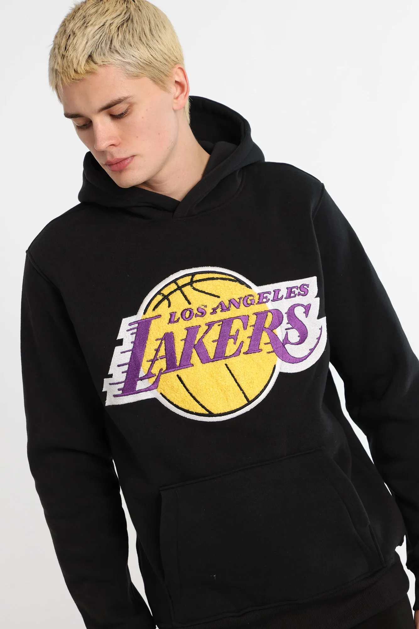 Haut à capuchon logo chenille Los Angeles Lakers sold by West49 product image thumbnail 2