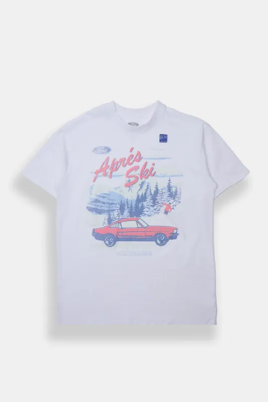 T-shirt boyfriend imprimé Ford Après Ski sold by West49