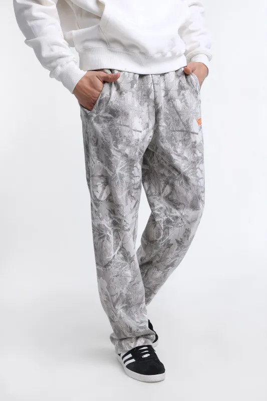 Zoo York Embroidered Logo Tree Camo Straight Leg Sweatpants sold by West49