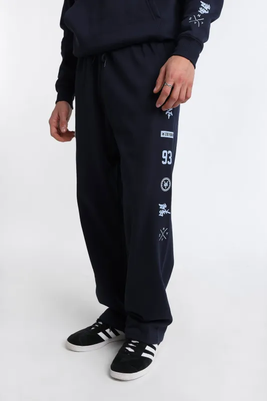Zoo York Contrast Logo Straight Leg Sweatpants sold by West49