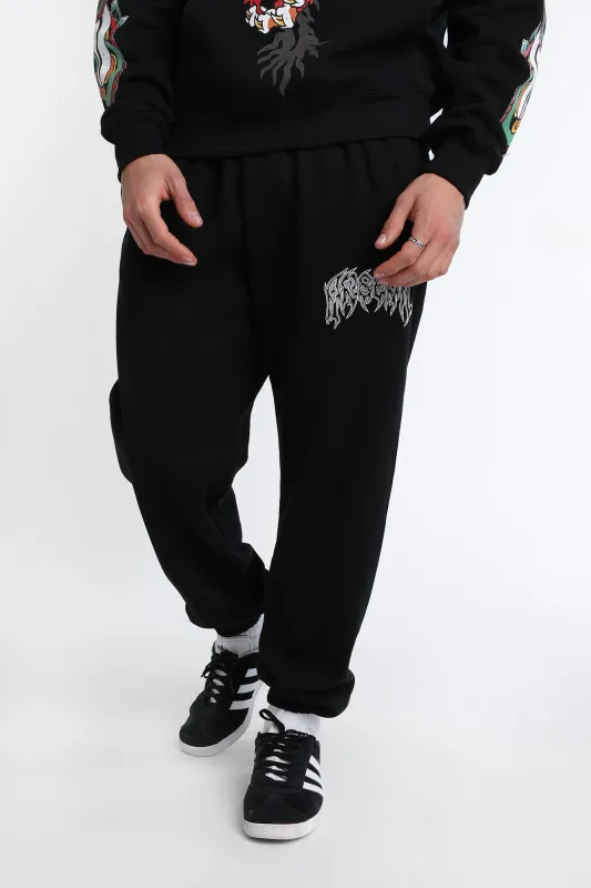 Jogger en molleton imprimé logo gothique Arsenic made by West49