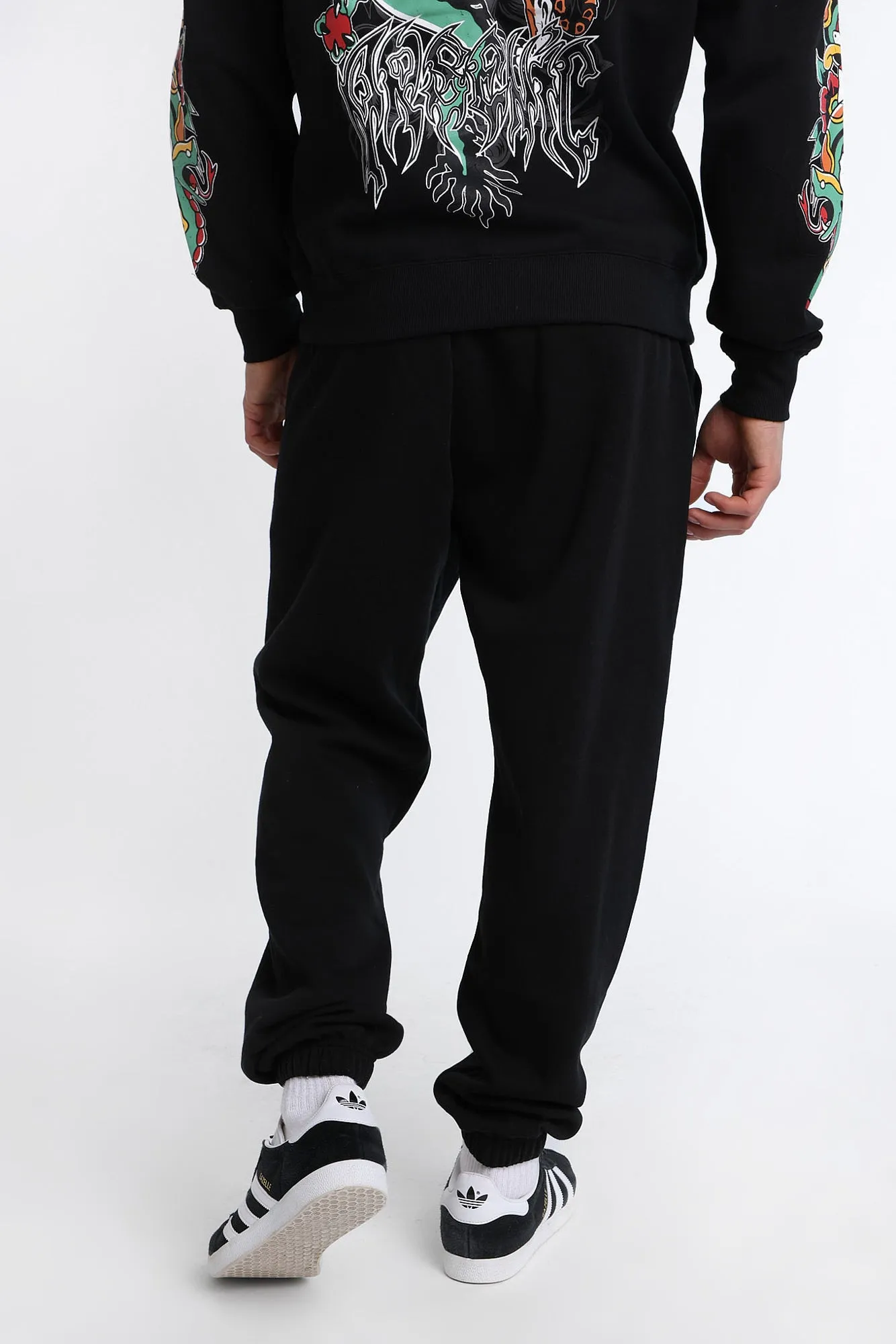 Jogger en molleton imprimé logo gothique Arsenic sold by West49 product image thumbnail 3