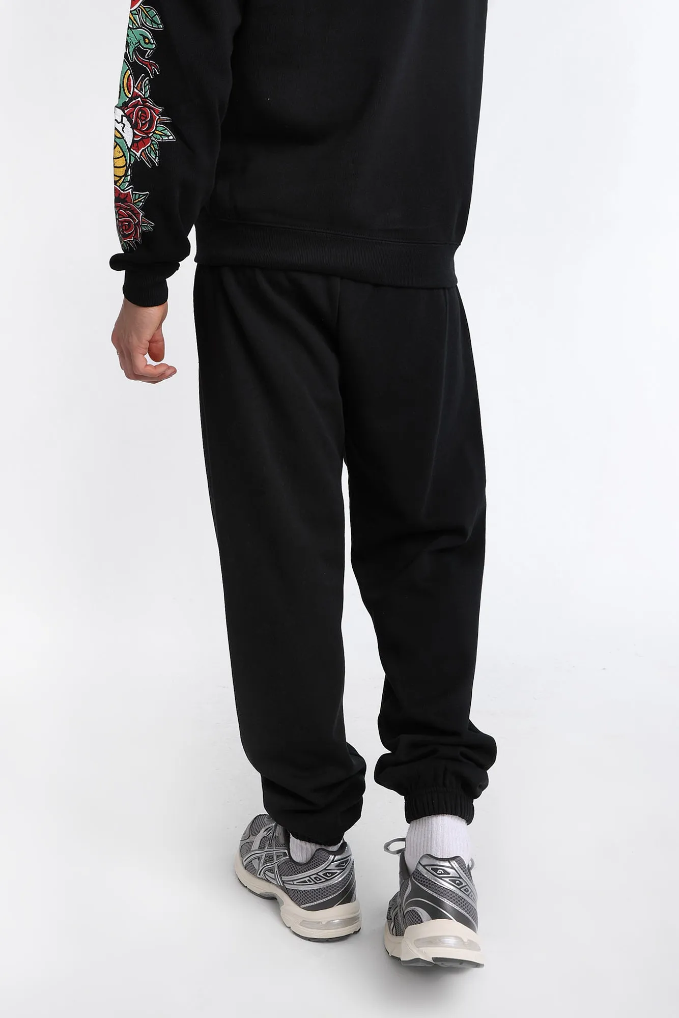 Jogger en molleton imprimé logo HD Arsenic sold by West49 product image thumbnail 4