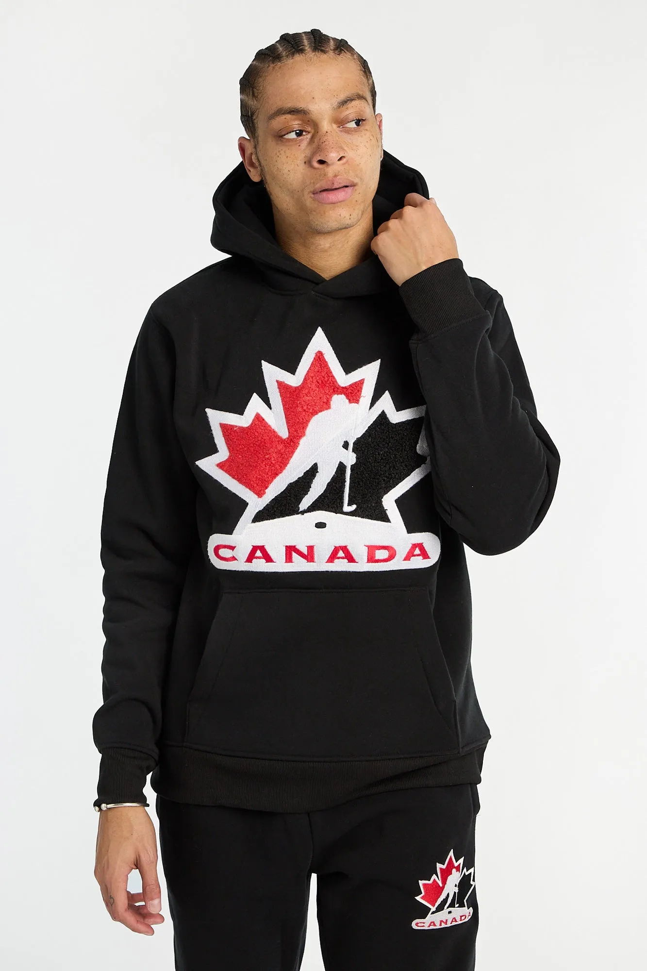 Haut à capuchon logo chenille Team Canada Hockey homme sold by West49