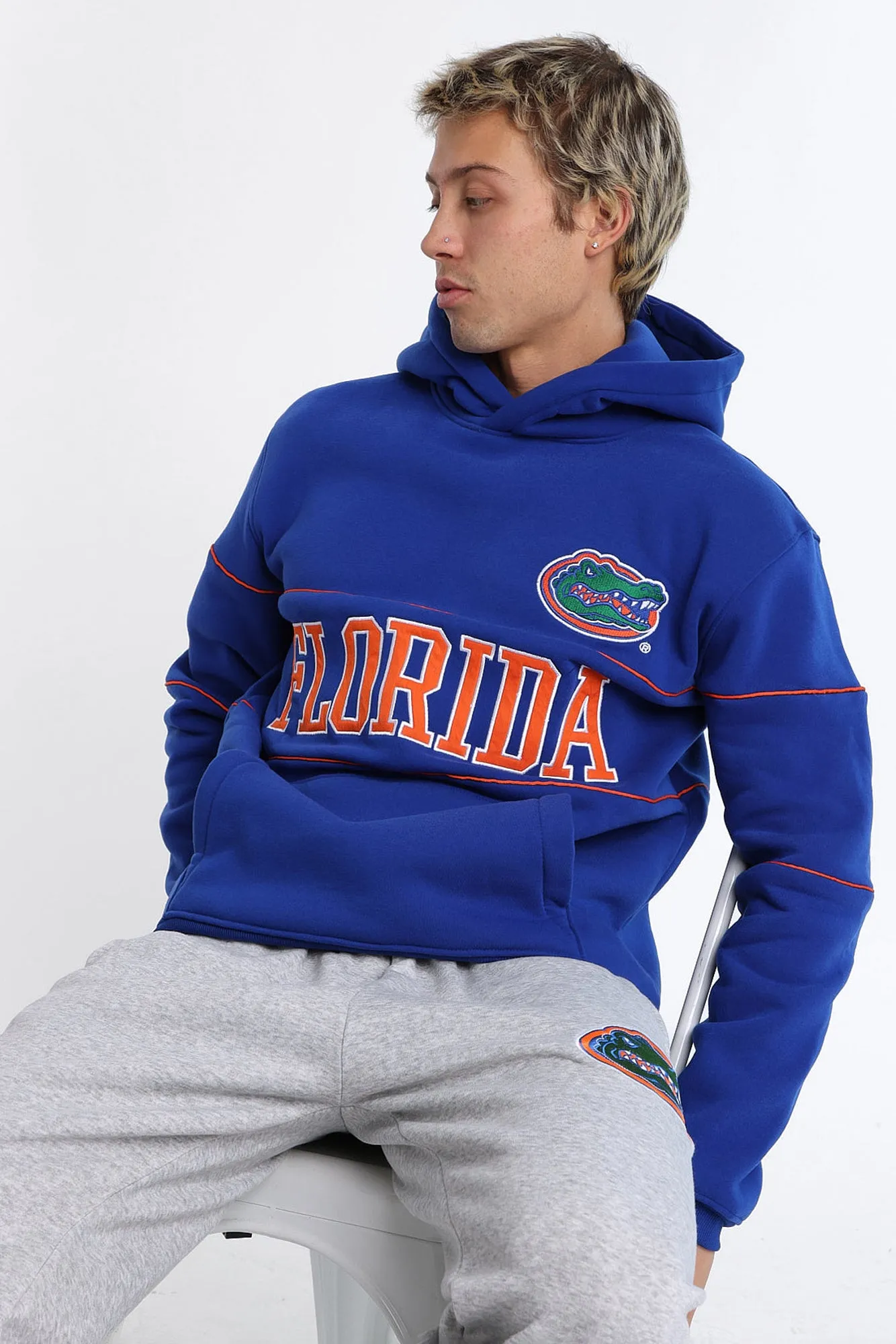 Haut à capuchon à panneaux brodé Florida Gators sold by West49 product image thumbnail 5