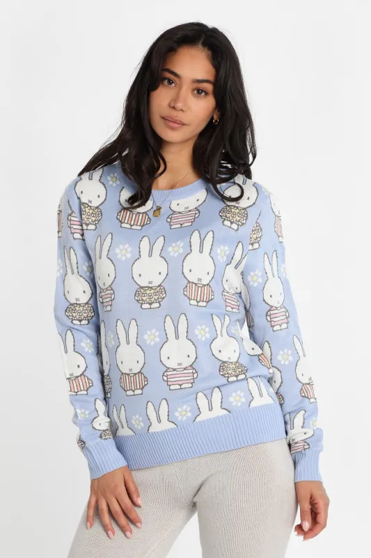 Miffy Graphic Crew Neck Sweater sold by West49