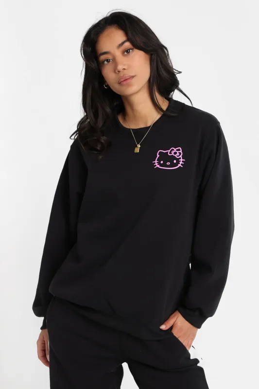 Hello Kitty Crew Neck Sweatshirt sold by West49