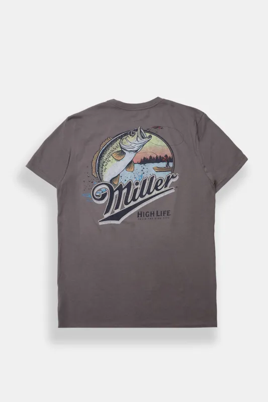 Miller High Life Fishing Graphic Tee made by West49