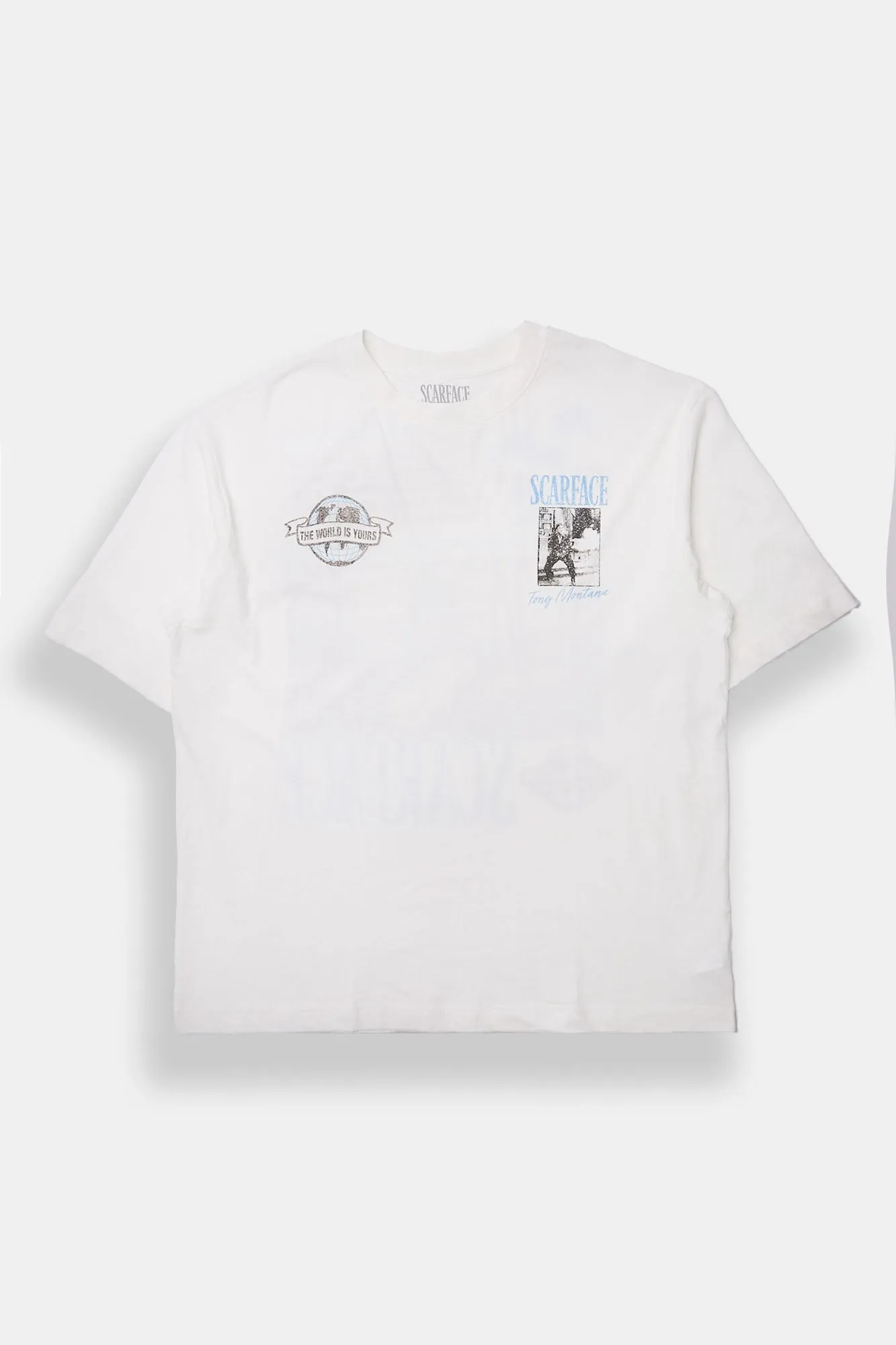 T-shirt surdimensionné imprimé Scarface Tony Montana sold by West49 product image thumbnail 2