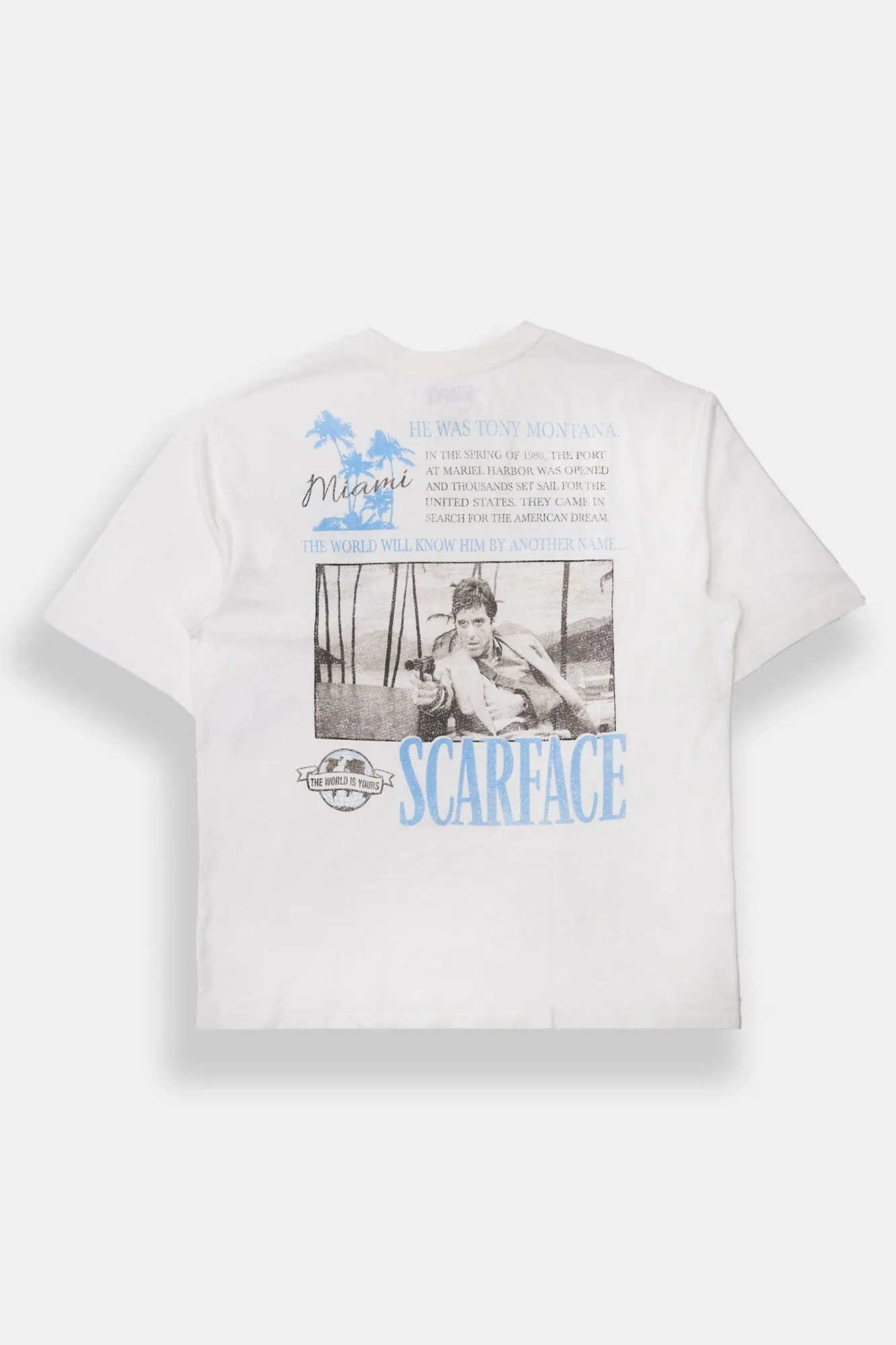 Scarface Tony Montana Graphic Oversized Tee sold by West49