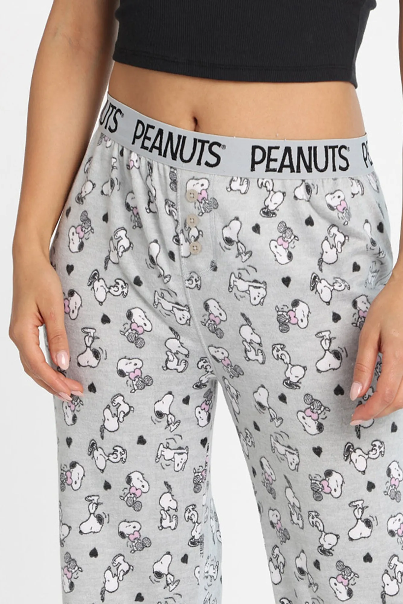 Pantalon pyjama style boxeur imprimé coeurs Peanuts Snoopy sold by West49 product image thumbnail 4