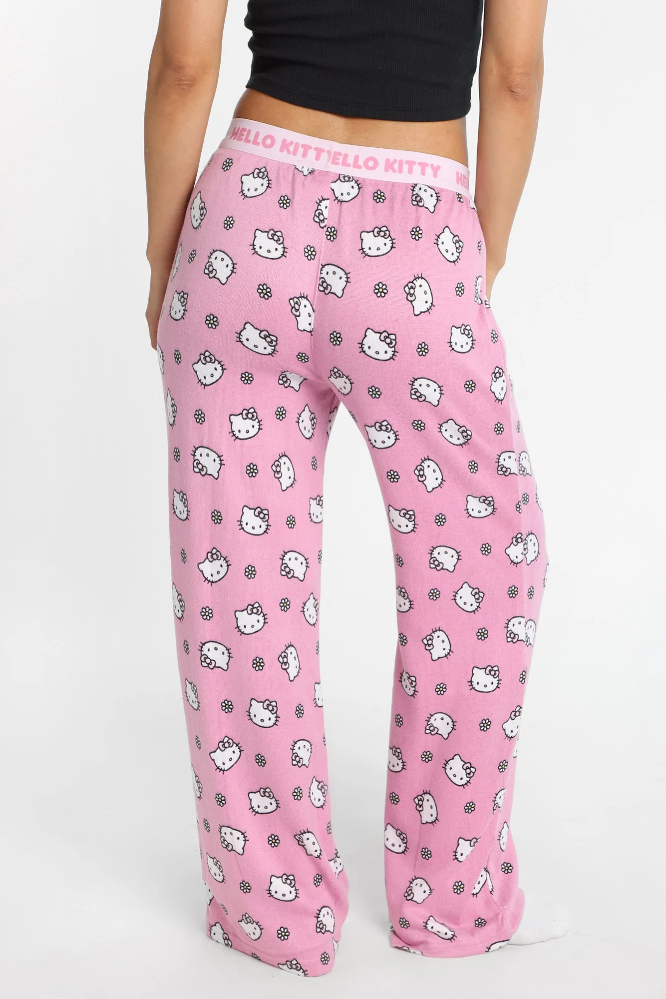 Hello Kitty Flowers Super Soft Pajama Boxer Pants sold by West49 product image thumbnail 2