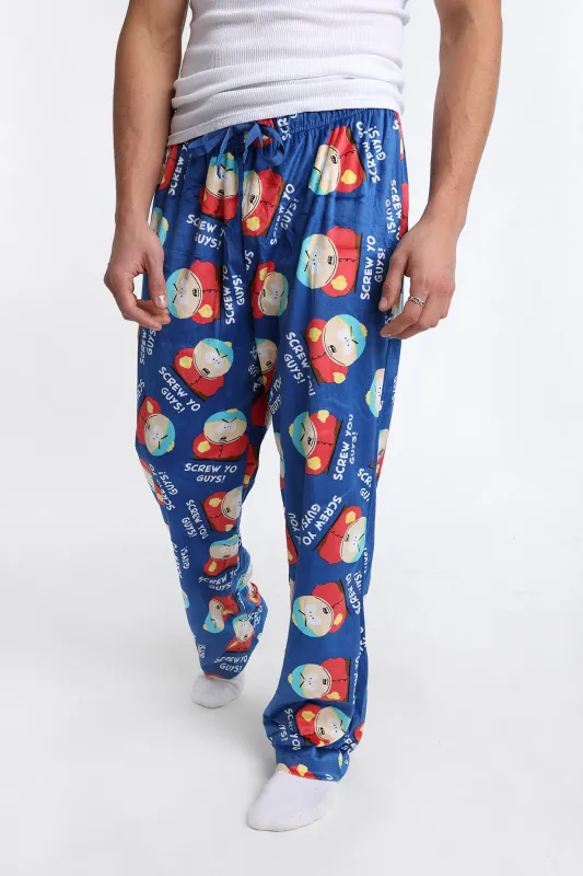 Pantalon pyjama en molleton soyeux imprimé South Park made by West49