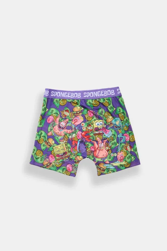 SpongeBob & Patrick Printed Boxer Briefs made by West49